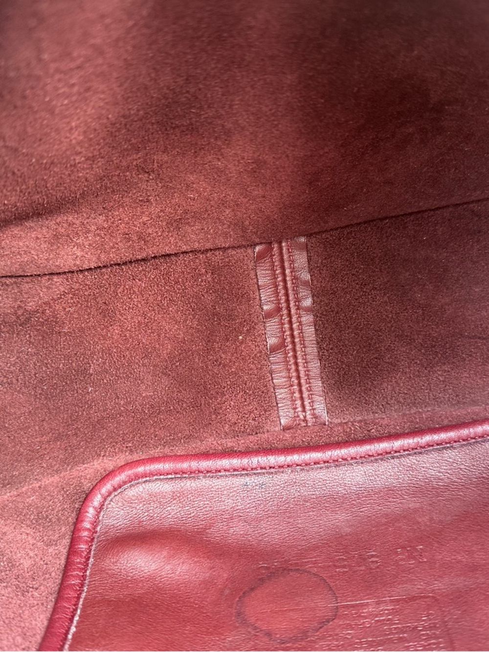 🍷Vintage Coach Swinger Bag in Wine 4040🍷 - Picture 7 of 8